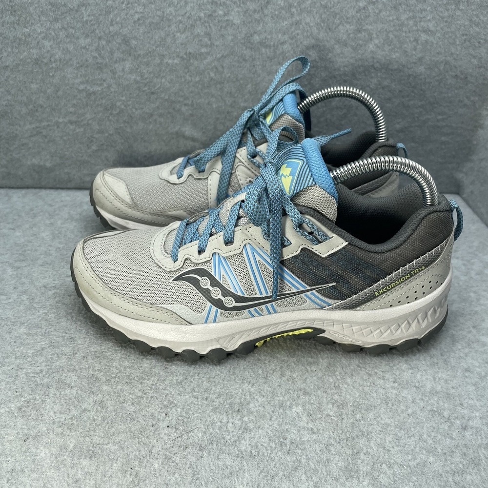 Saucony Excursion TR14 Women's 7.5 Gray athletic Shoe running Sneakers